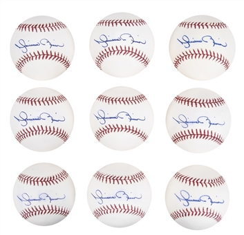 Lot of (9) Mariano Rivera Signed Baseballs (JSA Auction LOA)